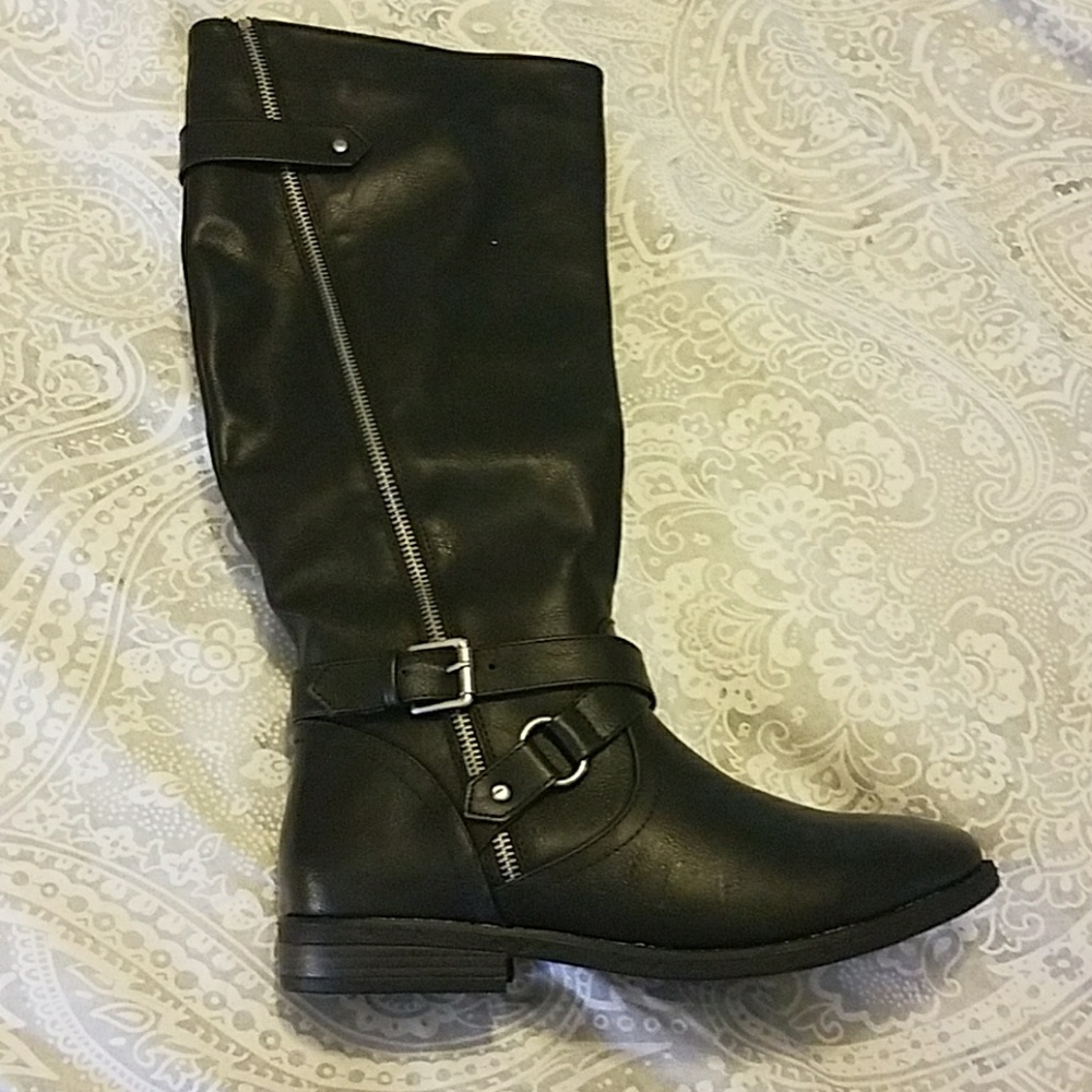 Brand new black riding boots